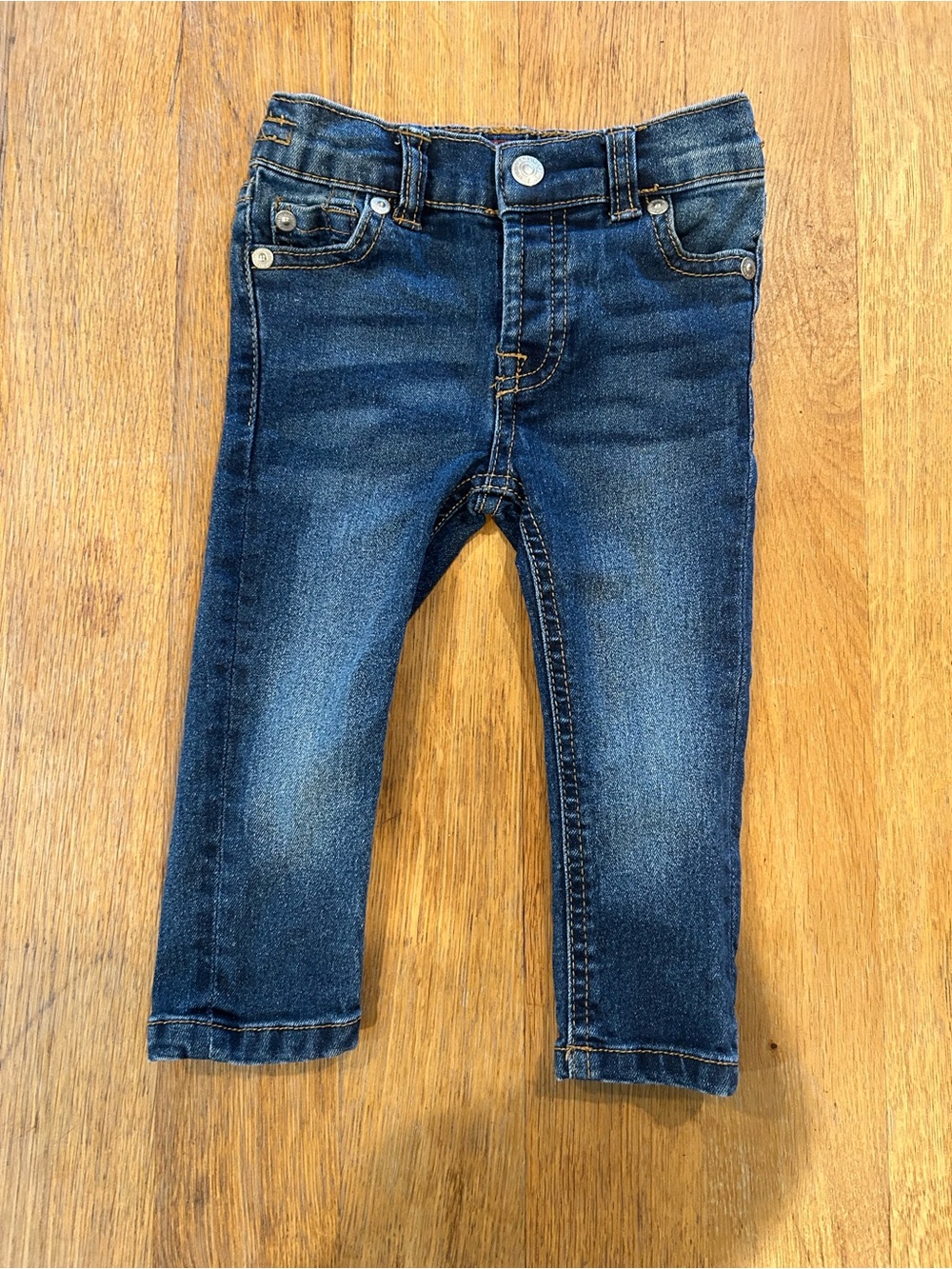 7 For All Mankind Kids Dark Blue Denim Jeans